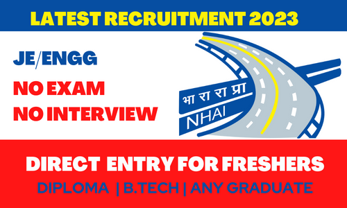 Latest recruitment 2023 NHAI