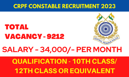 CRPF Constable Recruitment 2023