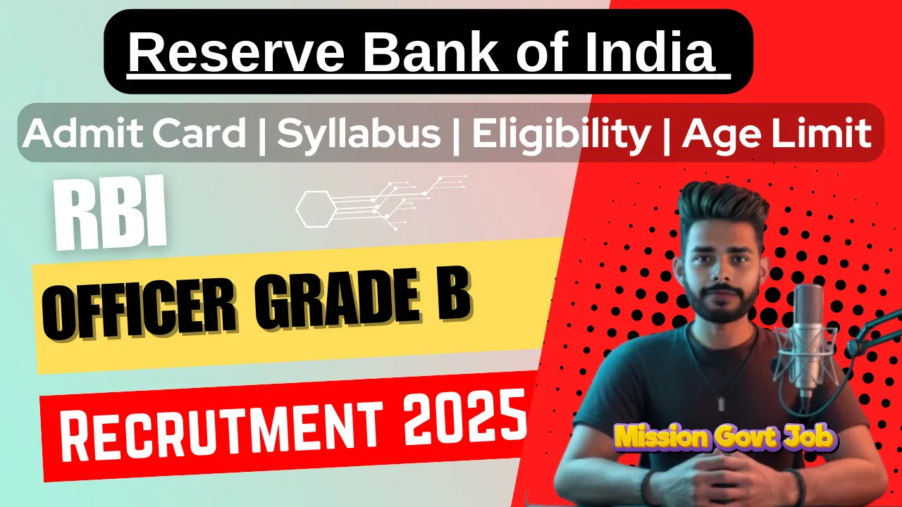 RBI Officer Grade B Final Result 2025