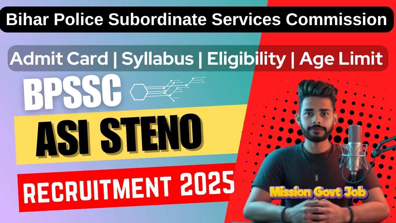 BPSSC ASI Steno Admit Card 2025