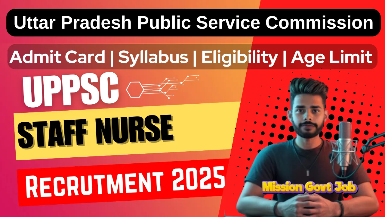 UPPSC Staff Nurse Ayurved Mains Admit Card 2025