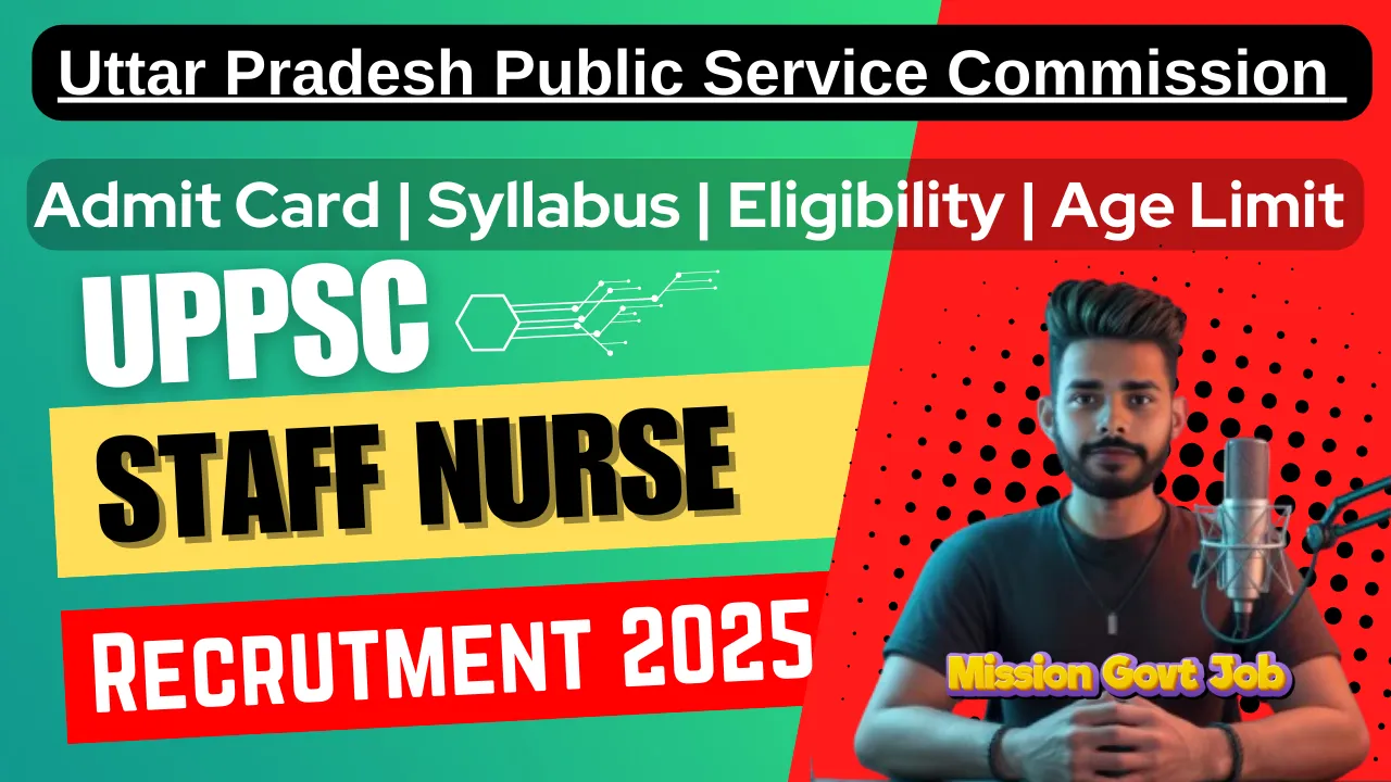 UPPSC Staff Nurse Unani 2023 Mains Admit Card