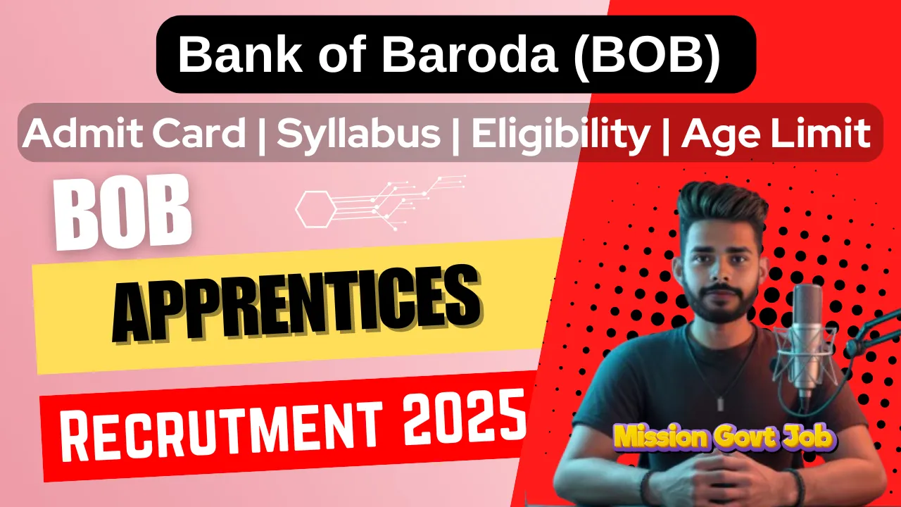 Bank of Baroda Apprentices Online Form 2025