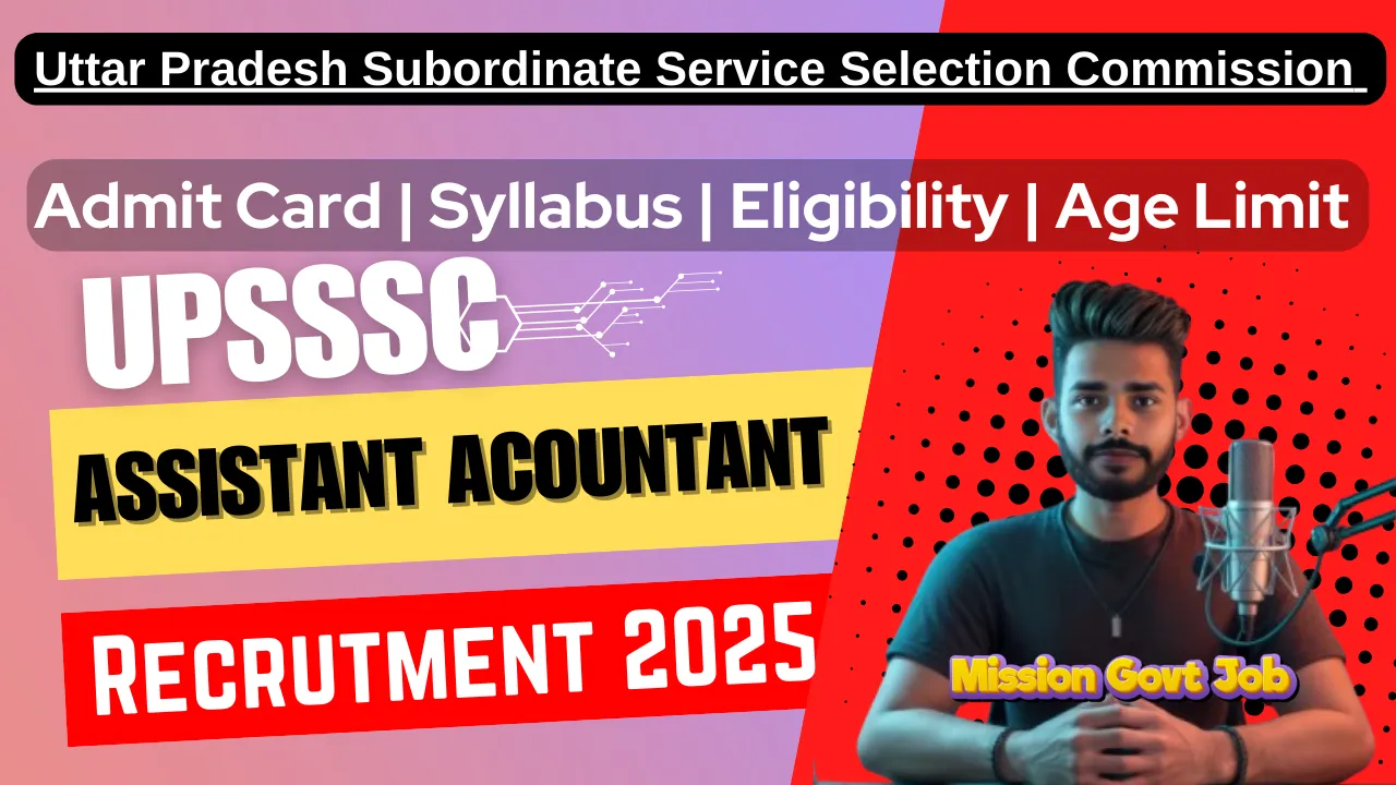 UPSSSC Assistant Accountant 2024 Admit Card