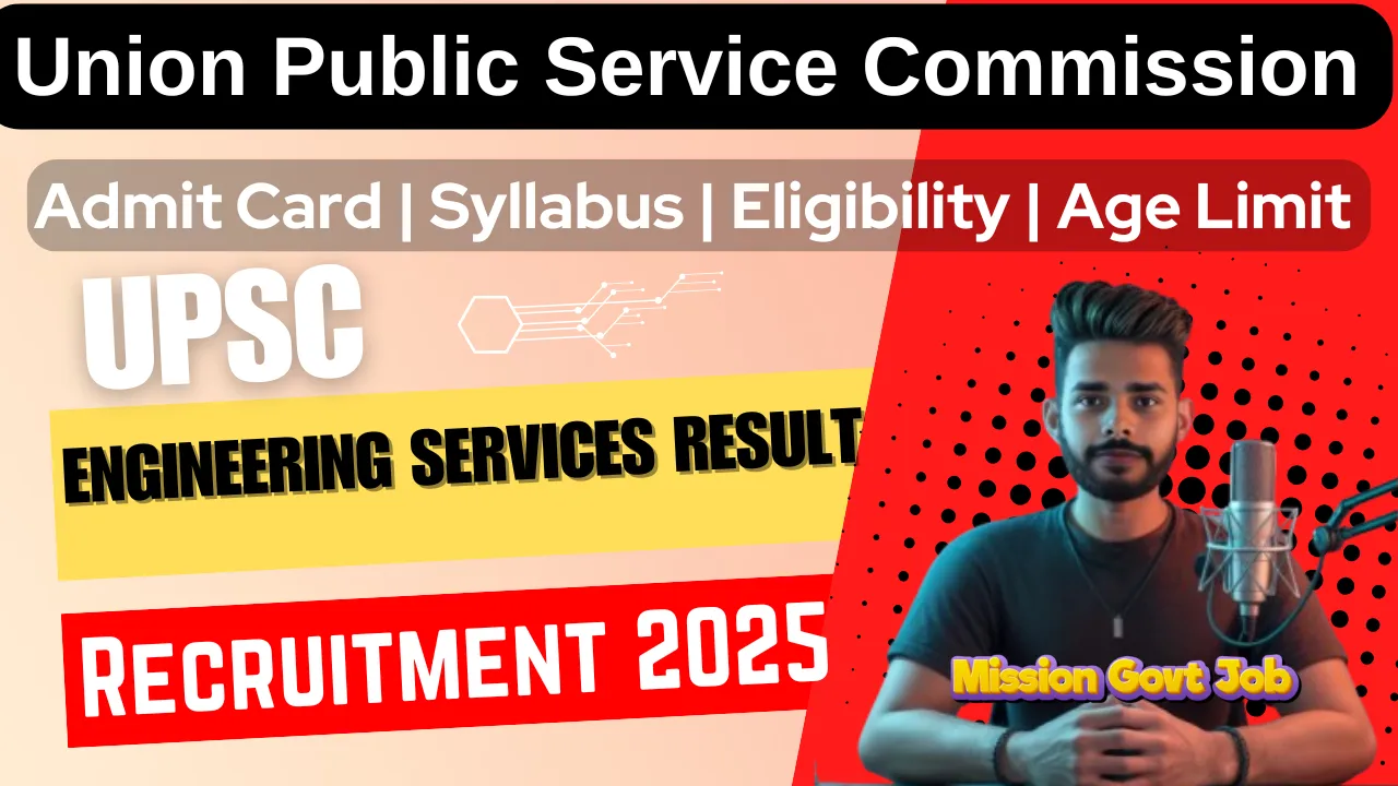 UPSC Union Public Service Commission Result 2025